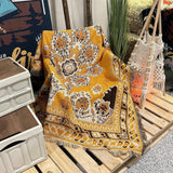 Desert Bloom Tapestry Picnic Blanket & Throw