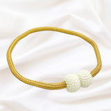 Magnetic Pearl Curtain Tie Back | 2pcs Set