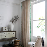 Cottage Petals Tassel Curtain