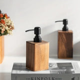 Walnut Aura Lotion & Soap Dispenser