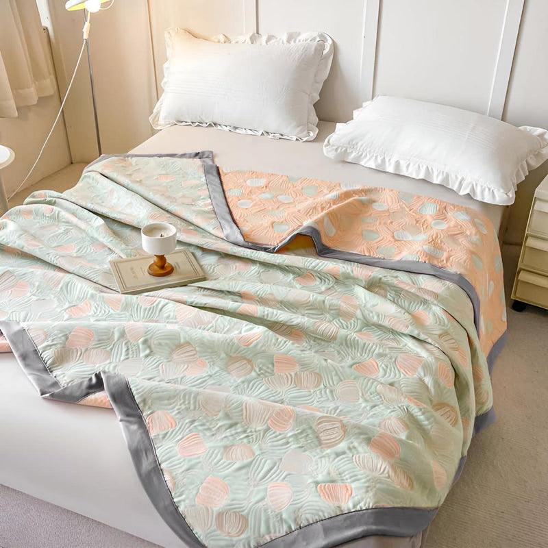 Rural Pumpkin Summer Coverlet