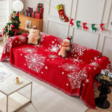 Snowflake Holiday Sofa Cover