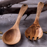 Rustic Teak Serving Set | 2 Pcs