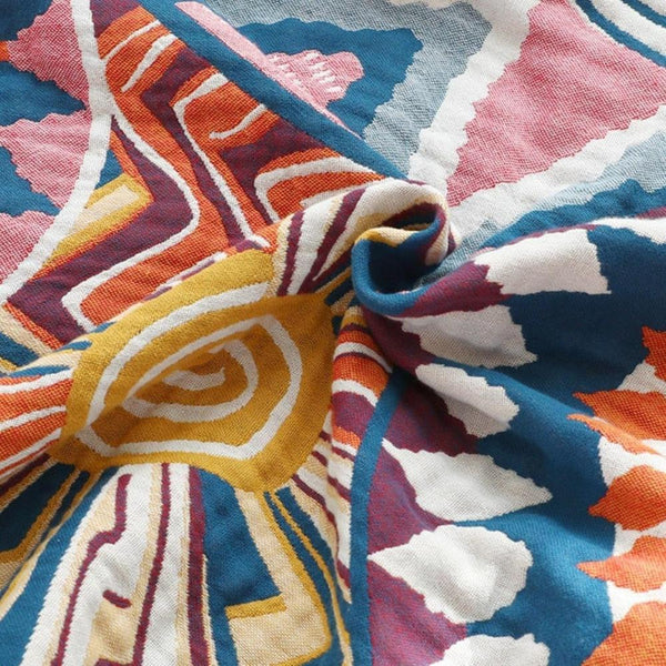 Sunburst Cotton Blanket