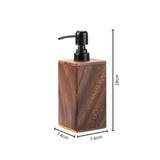 Walnut Aura Lotion & Soap Dispenser