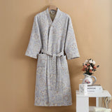 Plush Cotton Jacquard Bathrobe