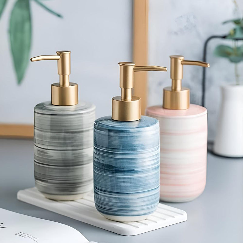 Marble Ceramic Soap Dispenser