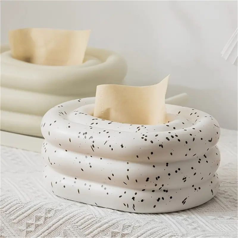 Lustre Ceramic Tissue Holder