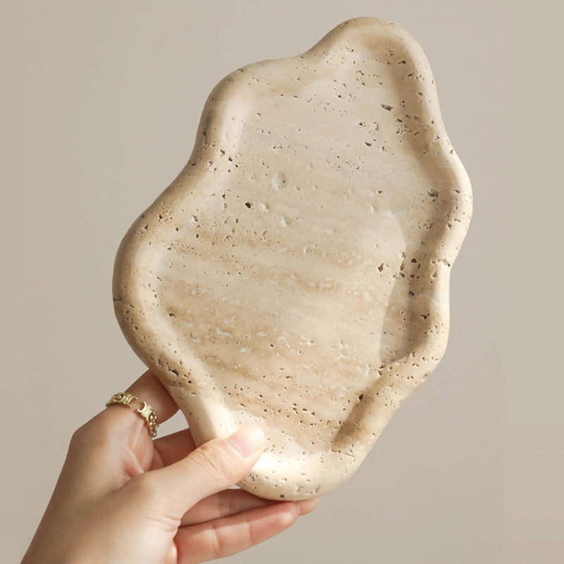 Serene Stone Cloud Jewelry Tray