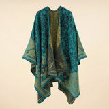 Baroque Pattern Warm Blanket Shawl