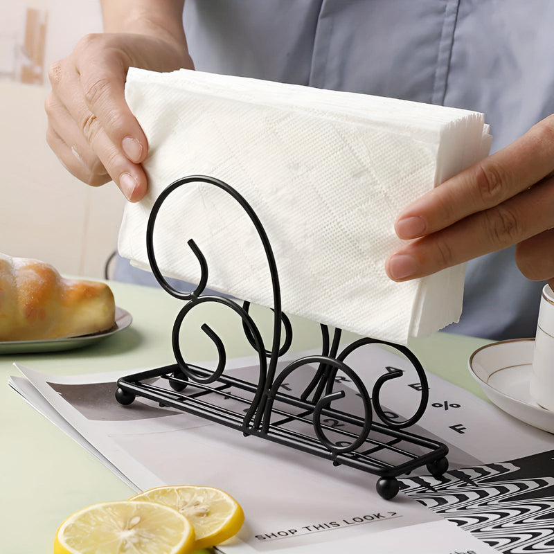 Stylish Swirl Napkin Holder