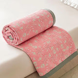 Meadow Mist Reversible Cotton Blanket