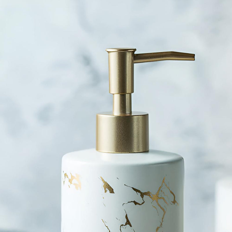 Golden Marble Luxe Dispenser