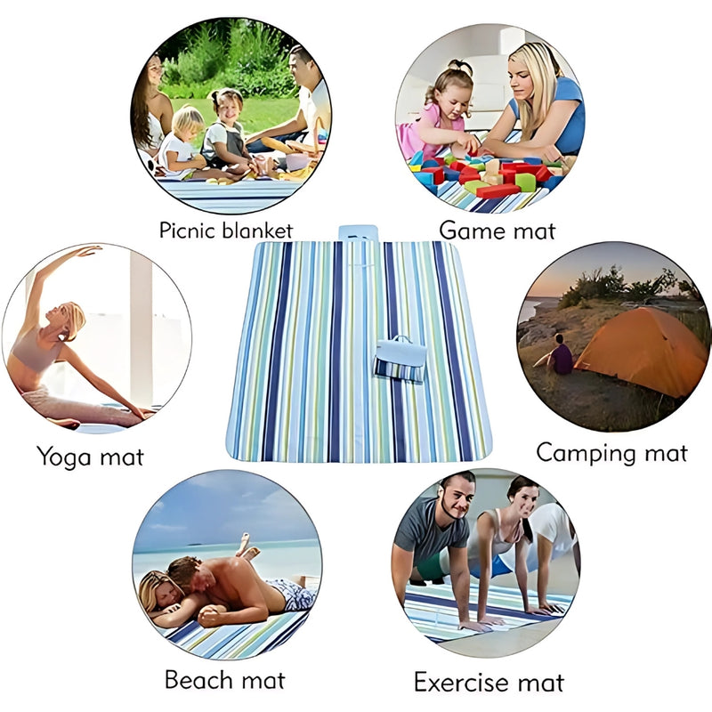 Sand Proof Large Foldable Picnic Mat