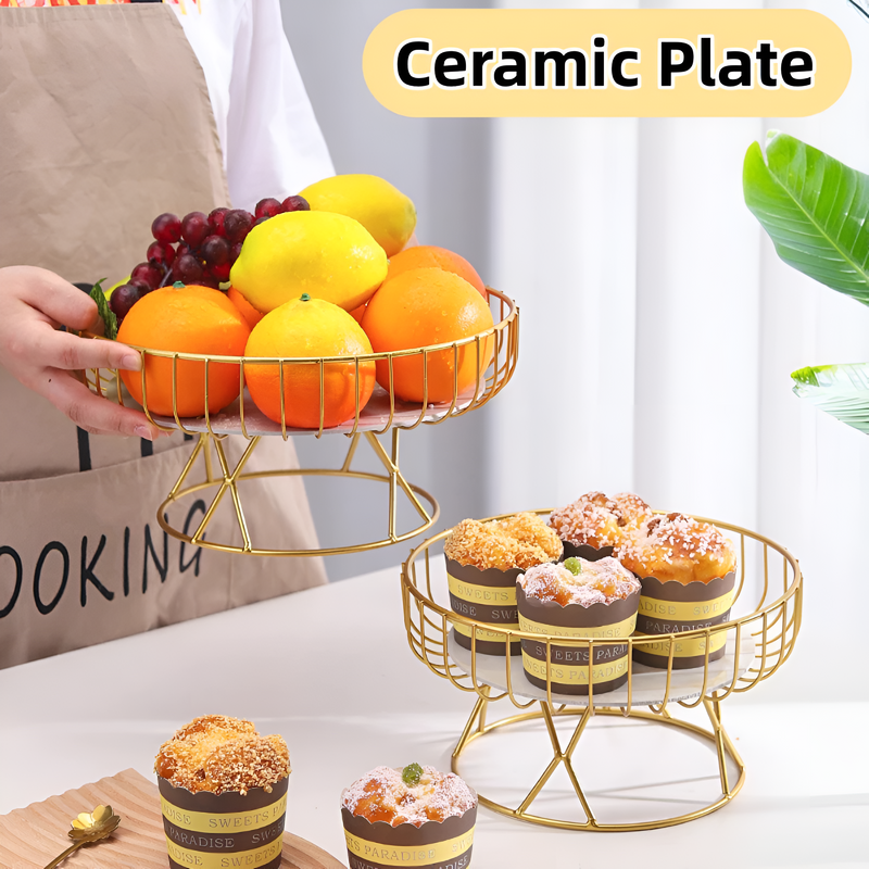 Luxury Ceramic Marble Serving Tray