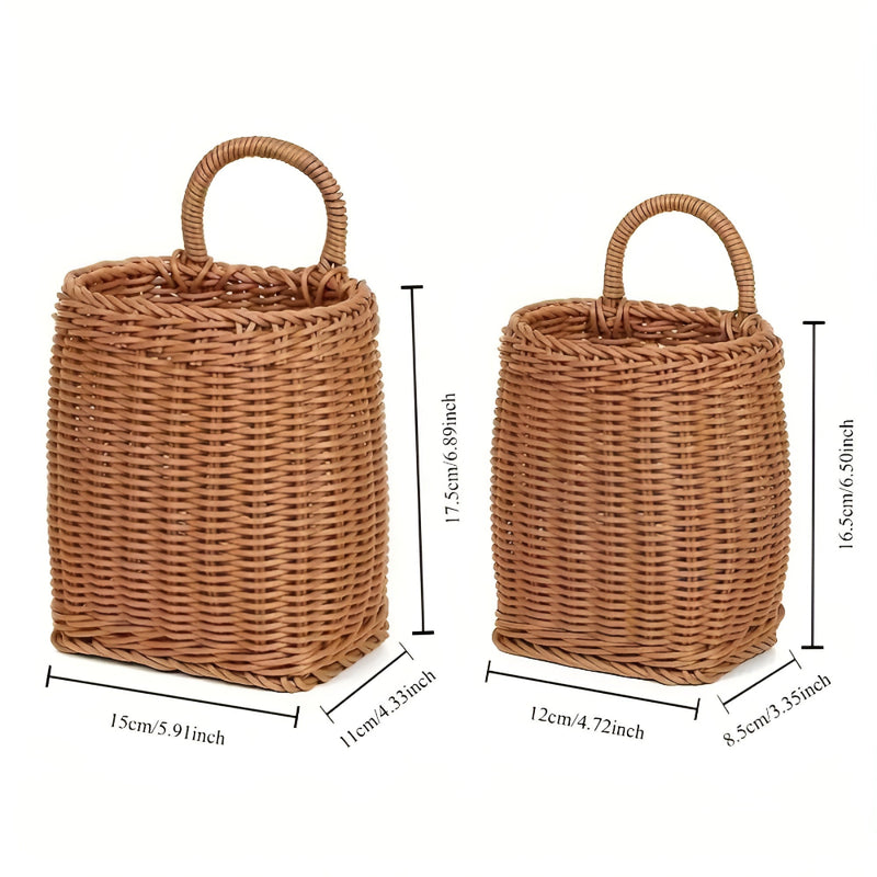 Willow Rattan Woven Storage Basket