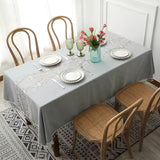 Blossom Weave Elegance Tablecloth