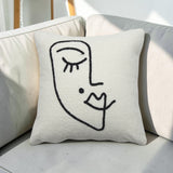 Abstract Face Artistic Cushion Cover