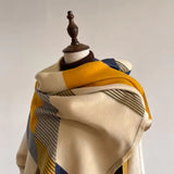 Abstract Geometric Colour Shawl