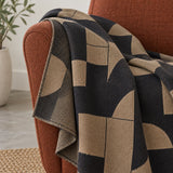 Artevana Monochrome Geometric Throw Blanket