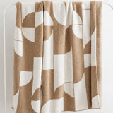 Artevana Monochrome Geometric Throw Blanket