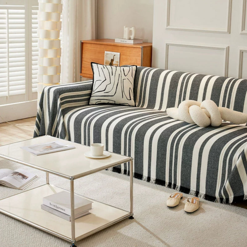 Classic Stripe Patterns Sofa Cover