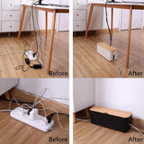 Cord Tidy Bamboo Cable Organiser Box