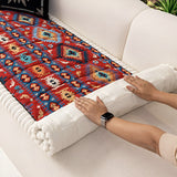 Ethnic Style Quilted Non Slip Couch Cover