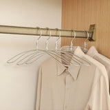 Extra Wide Sleek Aluminium Clothes Hanger | 6pcs Set