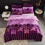 Golden Cosmo Hive | 3pcs Quilt Cover Sets