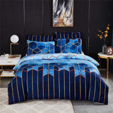Golden Cosmo Hive | 3pcs Quilt Cover Sets
