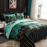 Golden Cosmo Hive | 3pcs Quilt Cover Sets