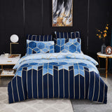 Golden Cosmo Hive | 3pcs Quilt Cover Sets