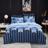 Golden Cosmo Hive | 3pcs Quilt Cover Sets