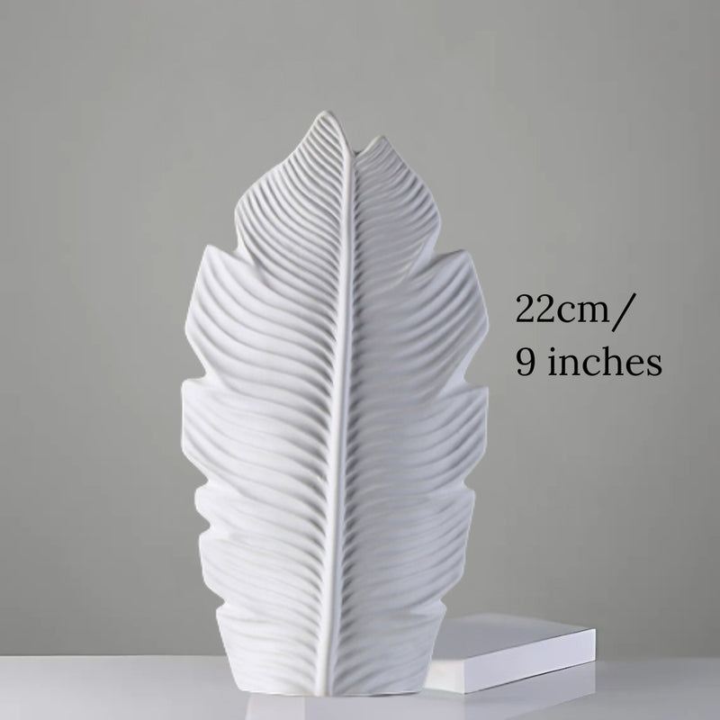 Leafline Ceramic Vase