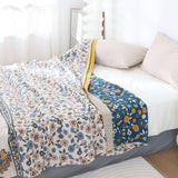 Meadow Bliss Boho Floral Blanket