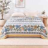 Meadow Bliss Boho Floral Blanket