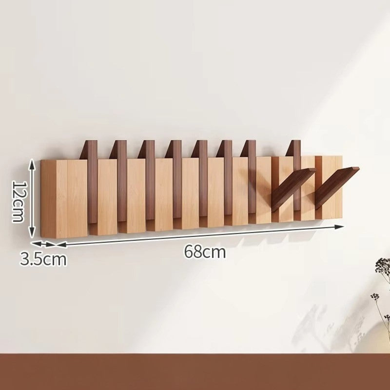 Piano Wall Rack Piano Foldable Wooden Flip Hook Wall Rack – Casa & Beyond