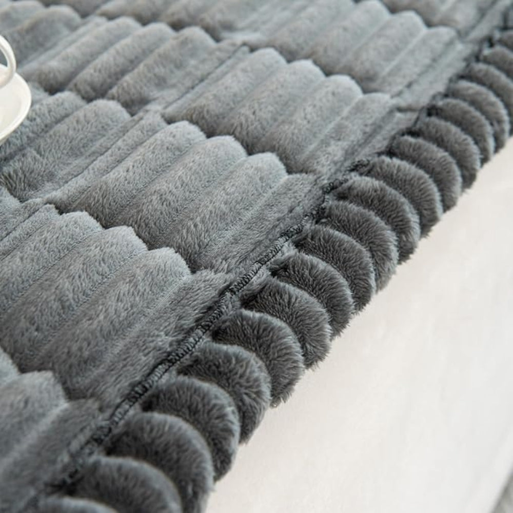 Luxurious Plush Pleated Couch Cover | Buy 1 Get 1 Free