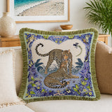 Regal Tiger Artistic Velvet Cushion Cover