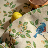 Lavish Heritage Floral & Bird Tablecloth