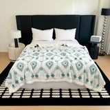 Zyra Double Layer Geometric Throw Blanket