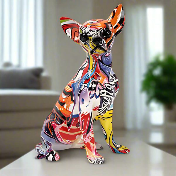 Street Art Chihuahua Sculpture
