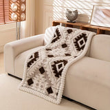 Thick Winter Quilted Plush Couch Cover