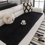 Minimalist Plush Quilted Couch Cover