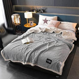 Warm Waffle Sherpa Blanket
