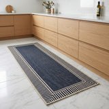 Zebra Stripe Soft Kitchen Runner Mat