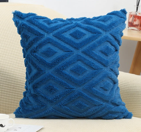 3D Diamond Pattern Cushion Cover