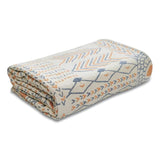 Reversible Chic Cotton Throw Blanket