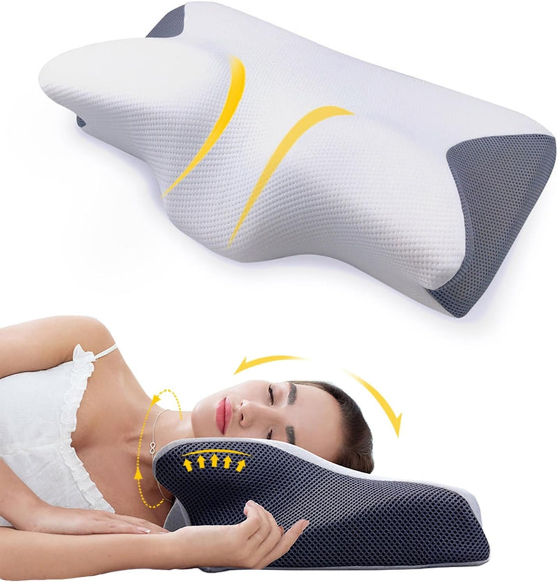 Dream Sleep Pillow Cervical Contour Memory Foam Casa Beyond